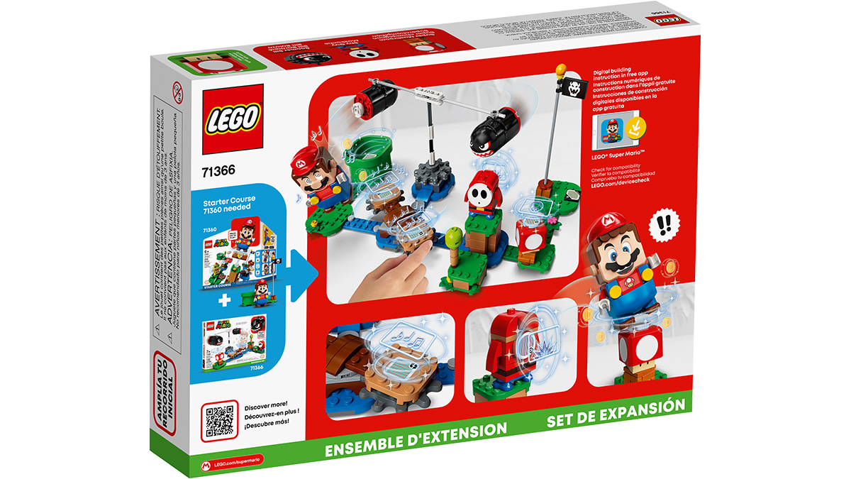 LEGO® Super Mario™ Boomer Bill Barrage Expansion Set - Merchandise